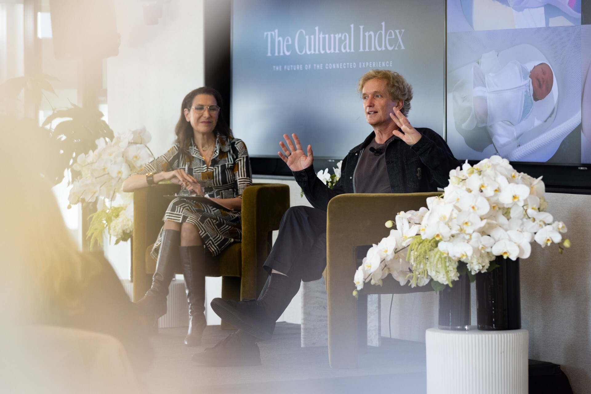 Yves Béhar and Tina Sharkey speaking at The Cultural Index