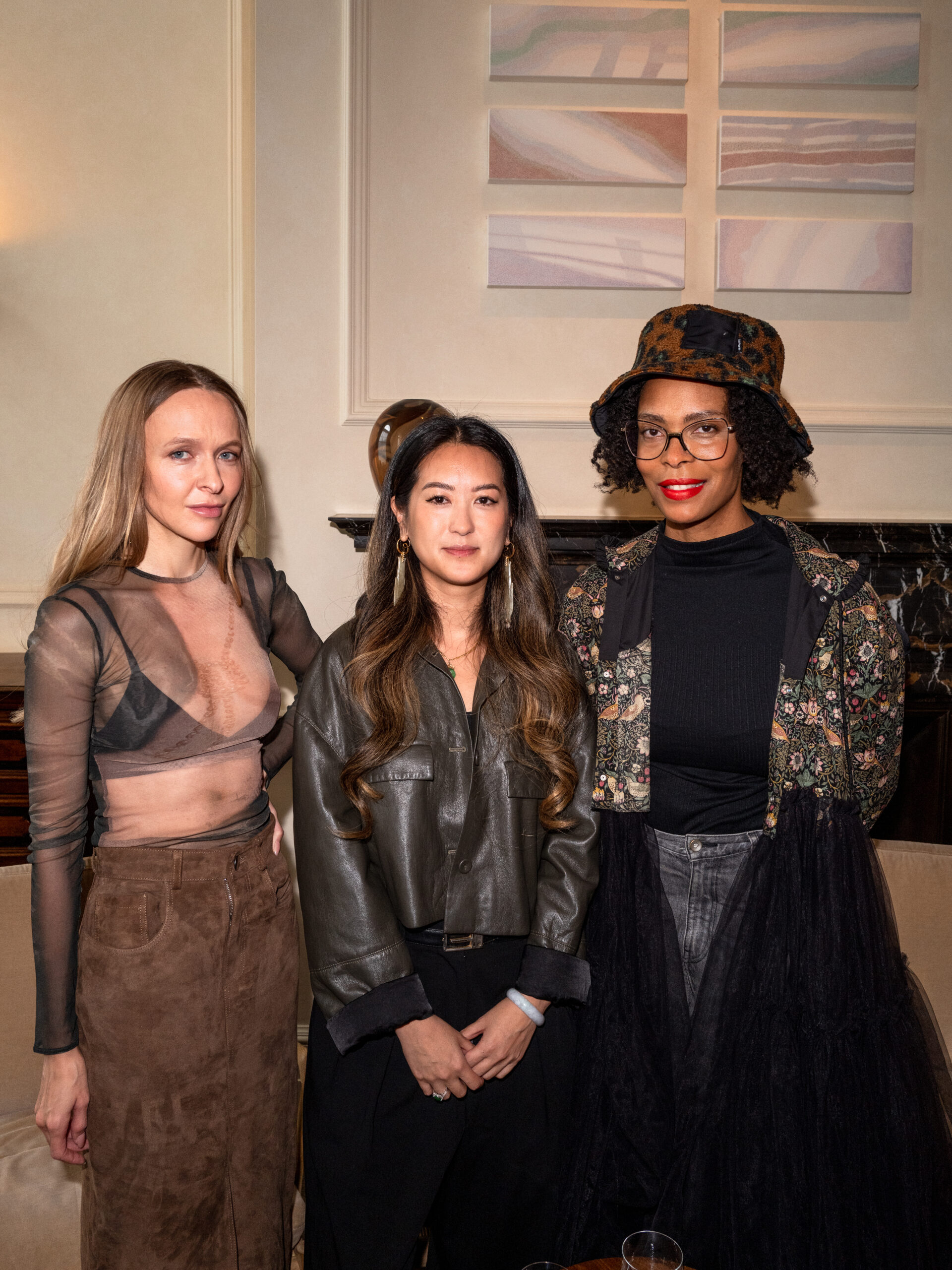 Tanya Eves, Dominique Fung, and Kenturah Davis. All photography by Madison McGaw and courtesy of the Lyra Art Foundation.