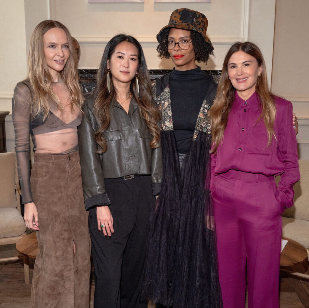 Tanya Eves, Dominique Fung, Kenturah Davis, and Sarah Harrelson shot by Madison McGaw and courtesy of the Lyra Art Foundation