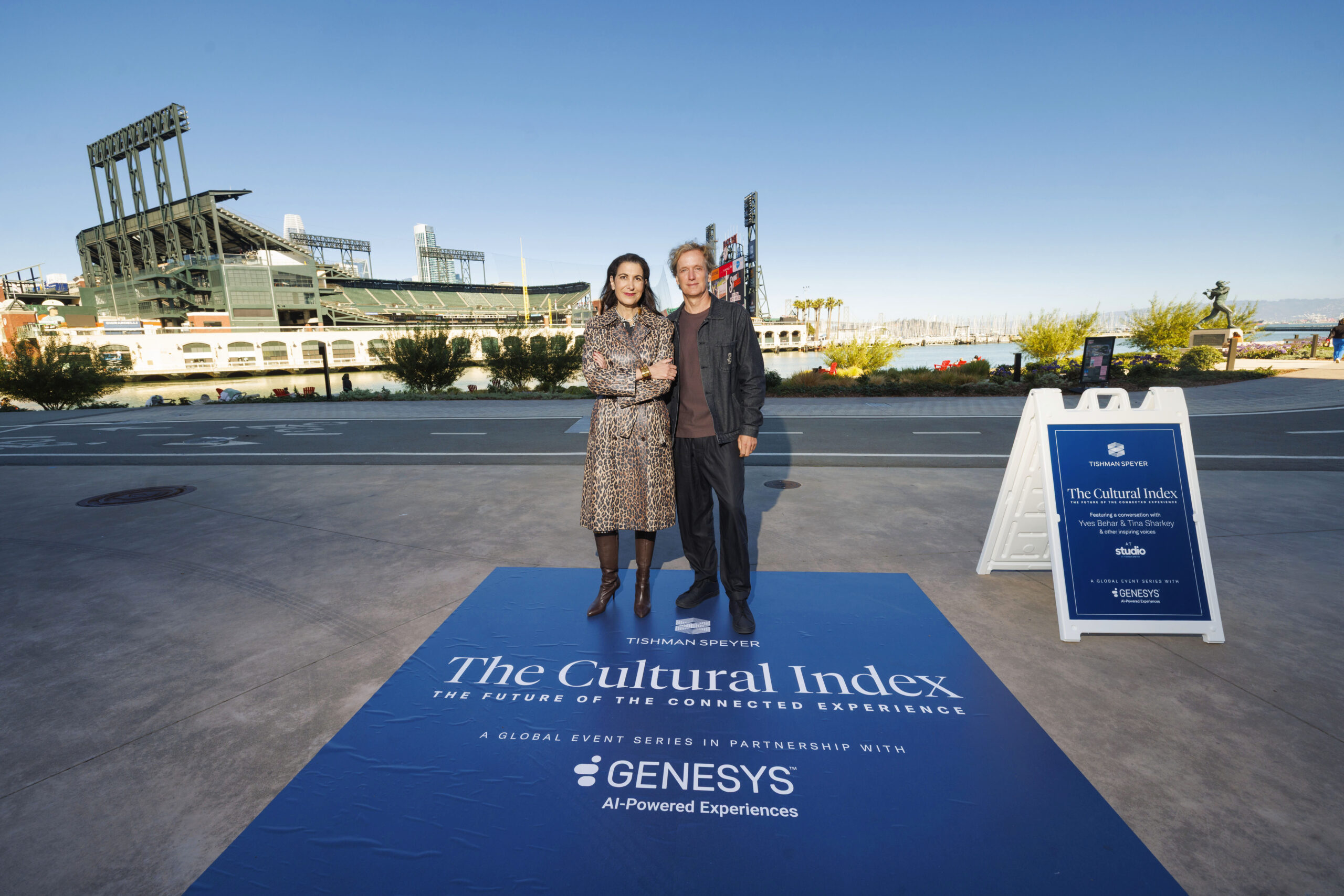 Tina Sharkey and Yves Behar shot by Drew Altizer and courtesy of Tishman Speyer, Studio Gather, Mission Rock, San Francisco