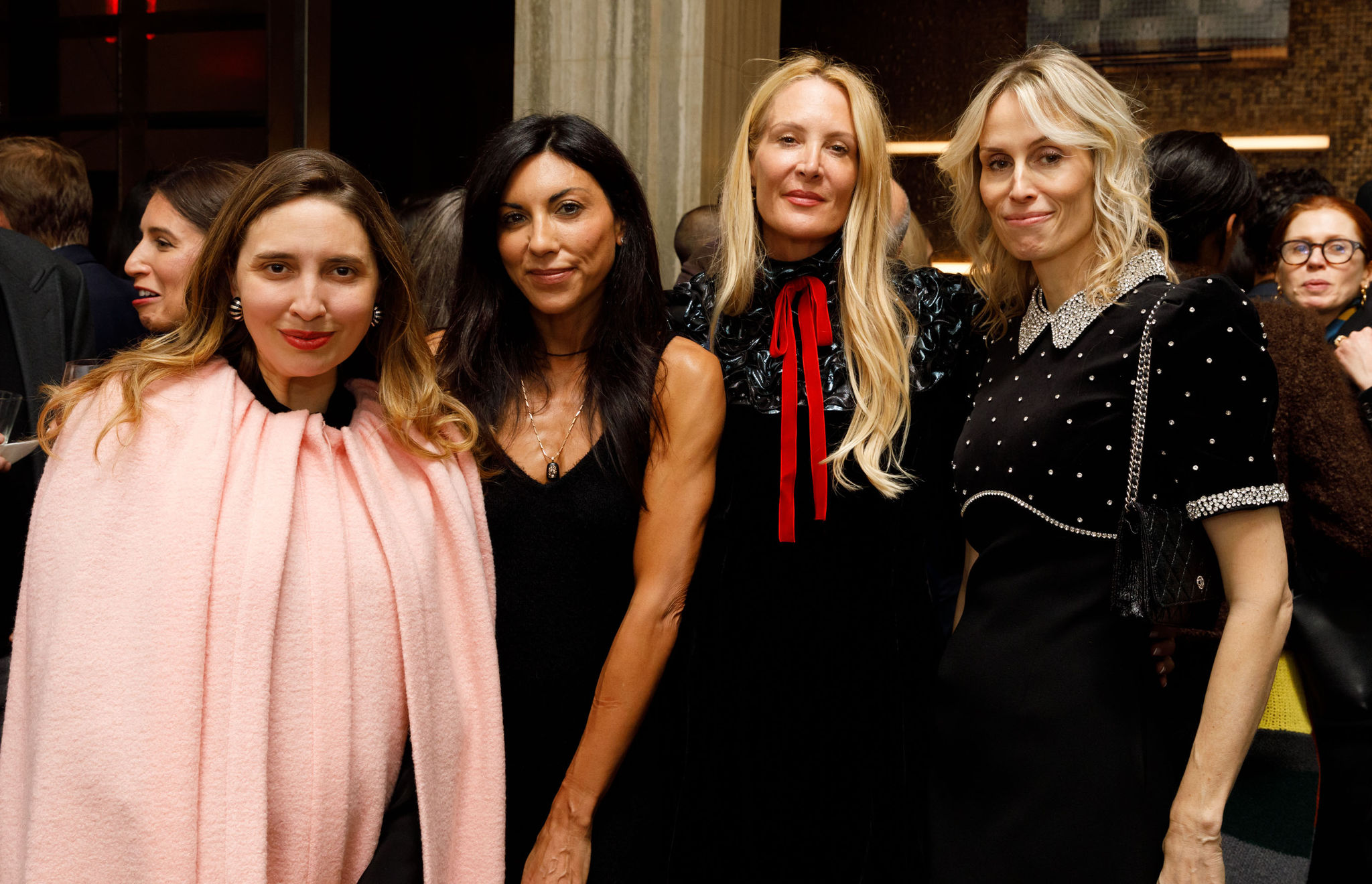 Sarah Blakley-Cartwright, Sheree Hovsepian, Eva Dichand, and Carola Jain