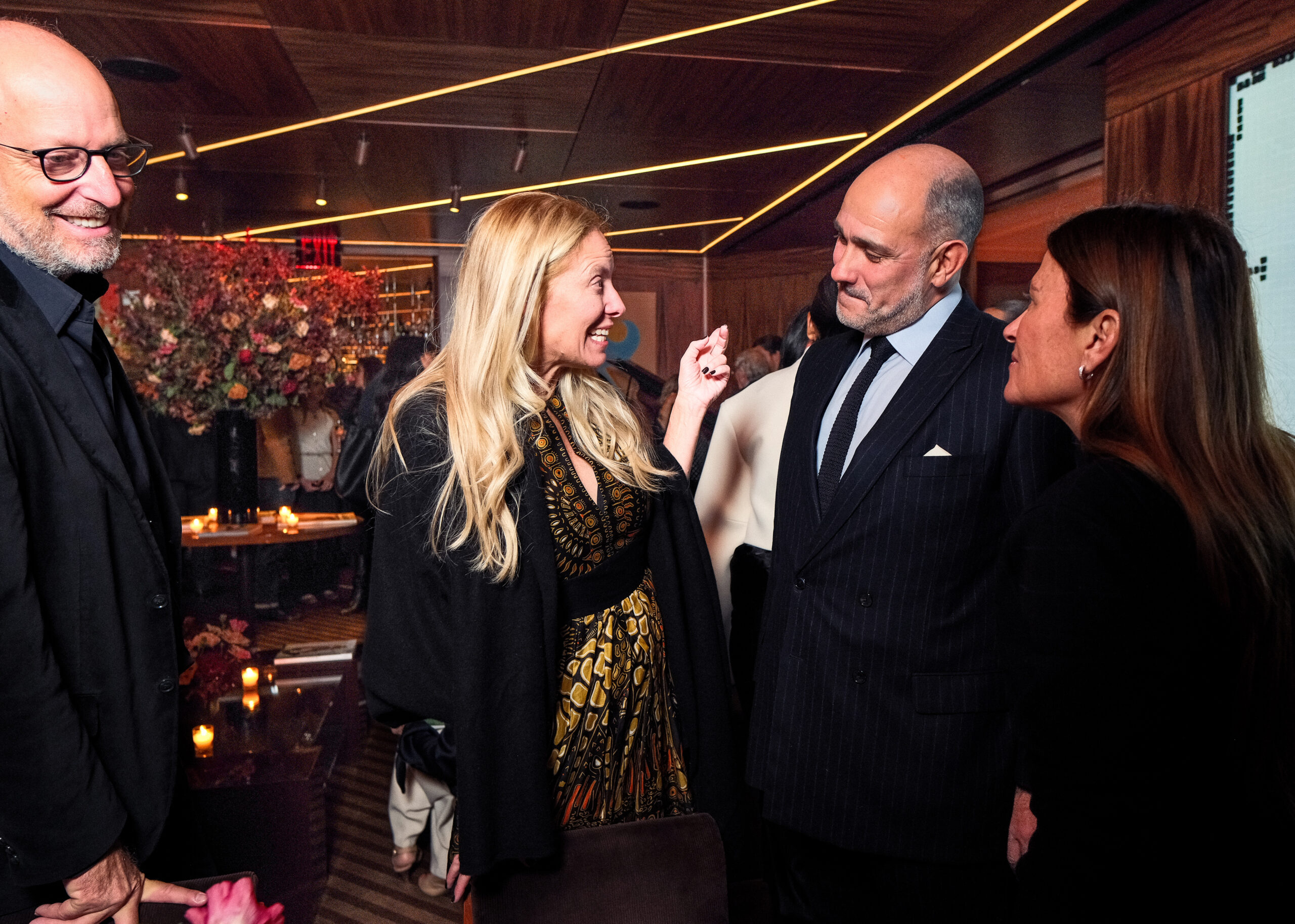 Jason Rubell, Michelle Rubell, Miguel Guedes de Sousa, and Sarah Harrelson