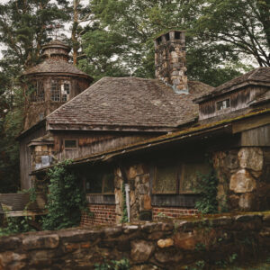 The exterior of Coolwater, an estate in Norfolk, Connecticut with a cult following.
