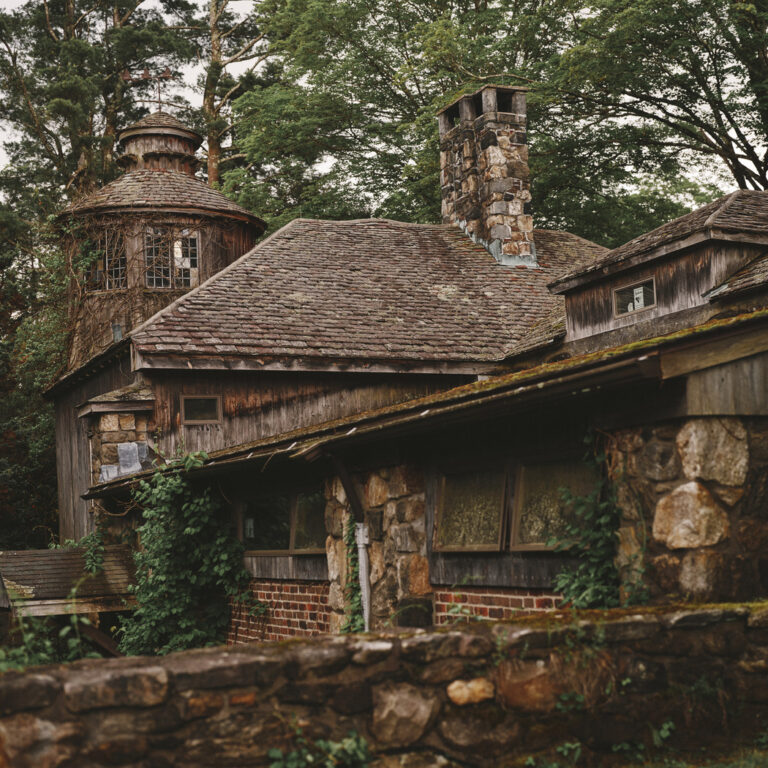 The exterior of Coolwater, an estate in Norfolk, Connecticut with a cult following.