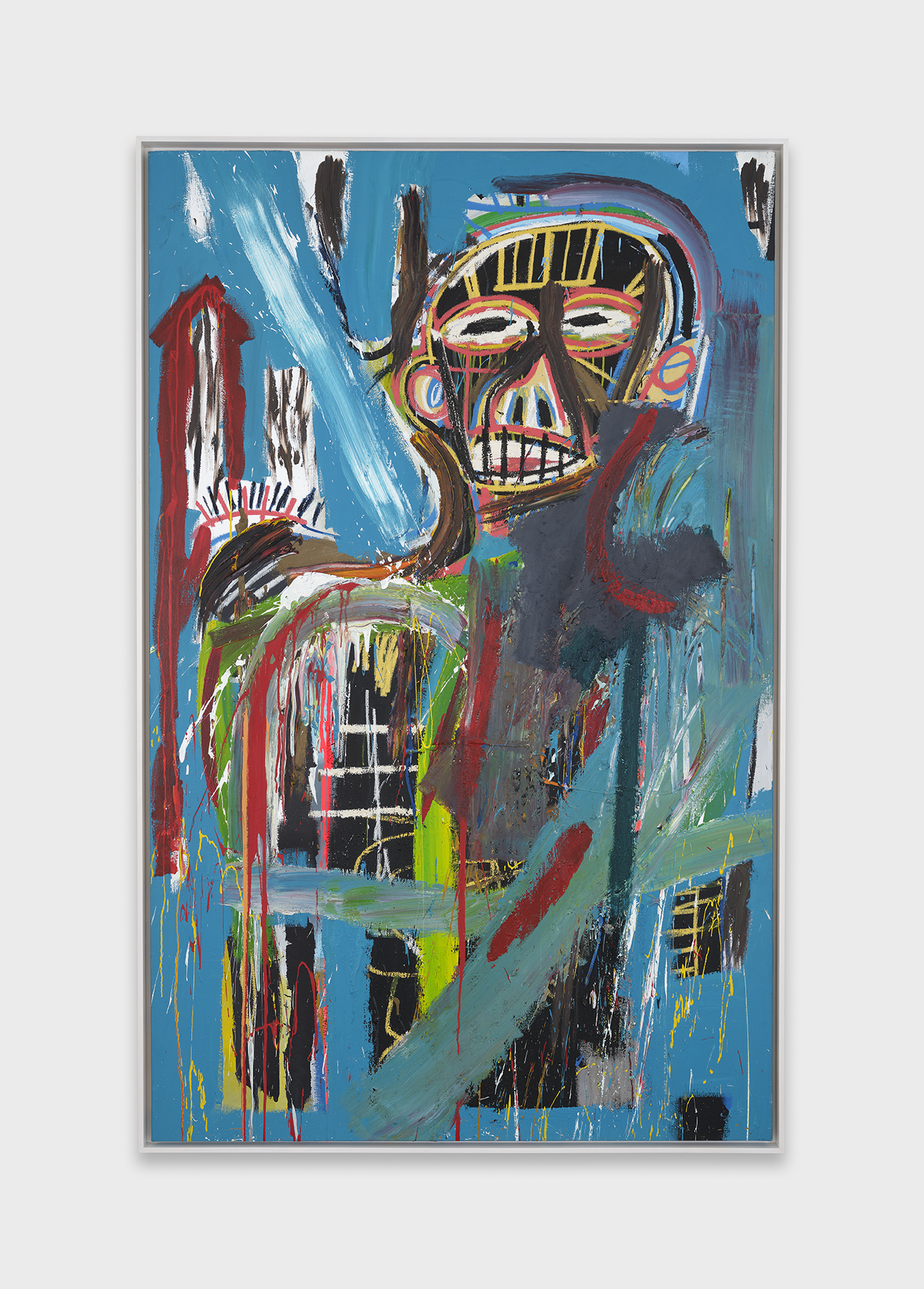 An untitled Basquiat painting. 
