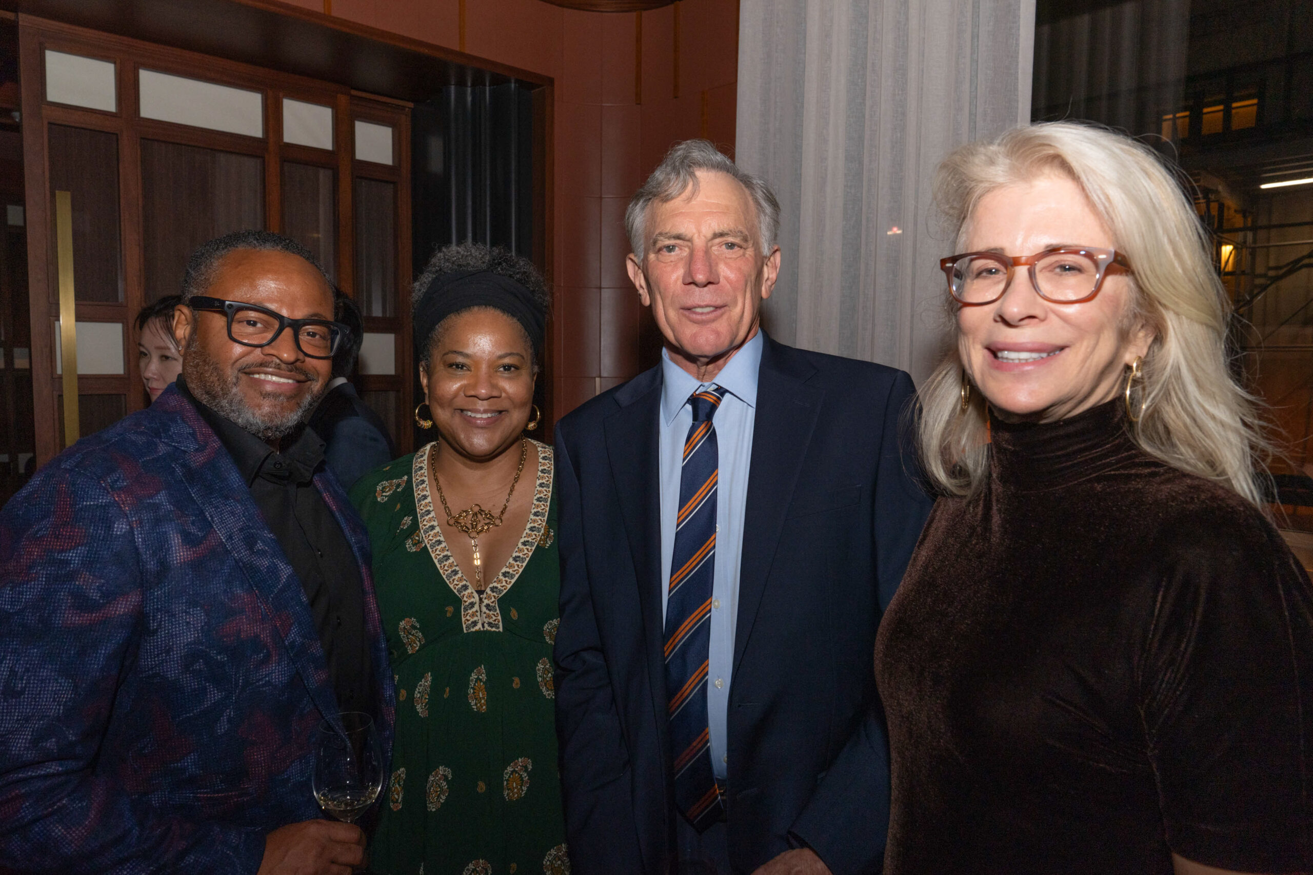 Hervey Heriveaux, Jeanine Basquiat Heriveaux, Bill Kiesel, and Regina Aldisert