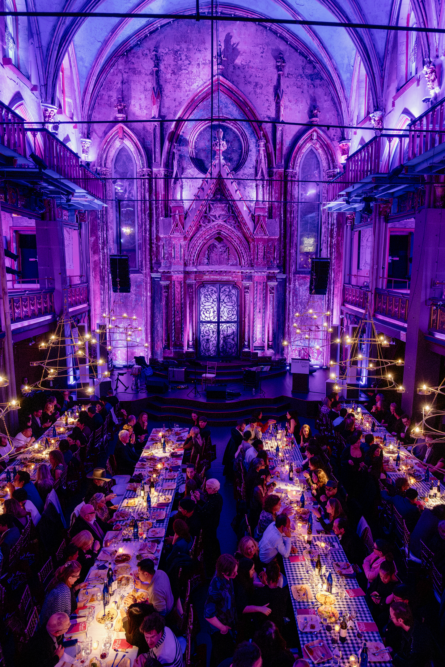 The Angel Orensanz Foundation, Blank Forms 2025 Gala, shot by Eduardo Donoso