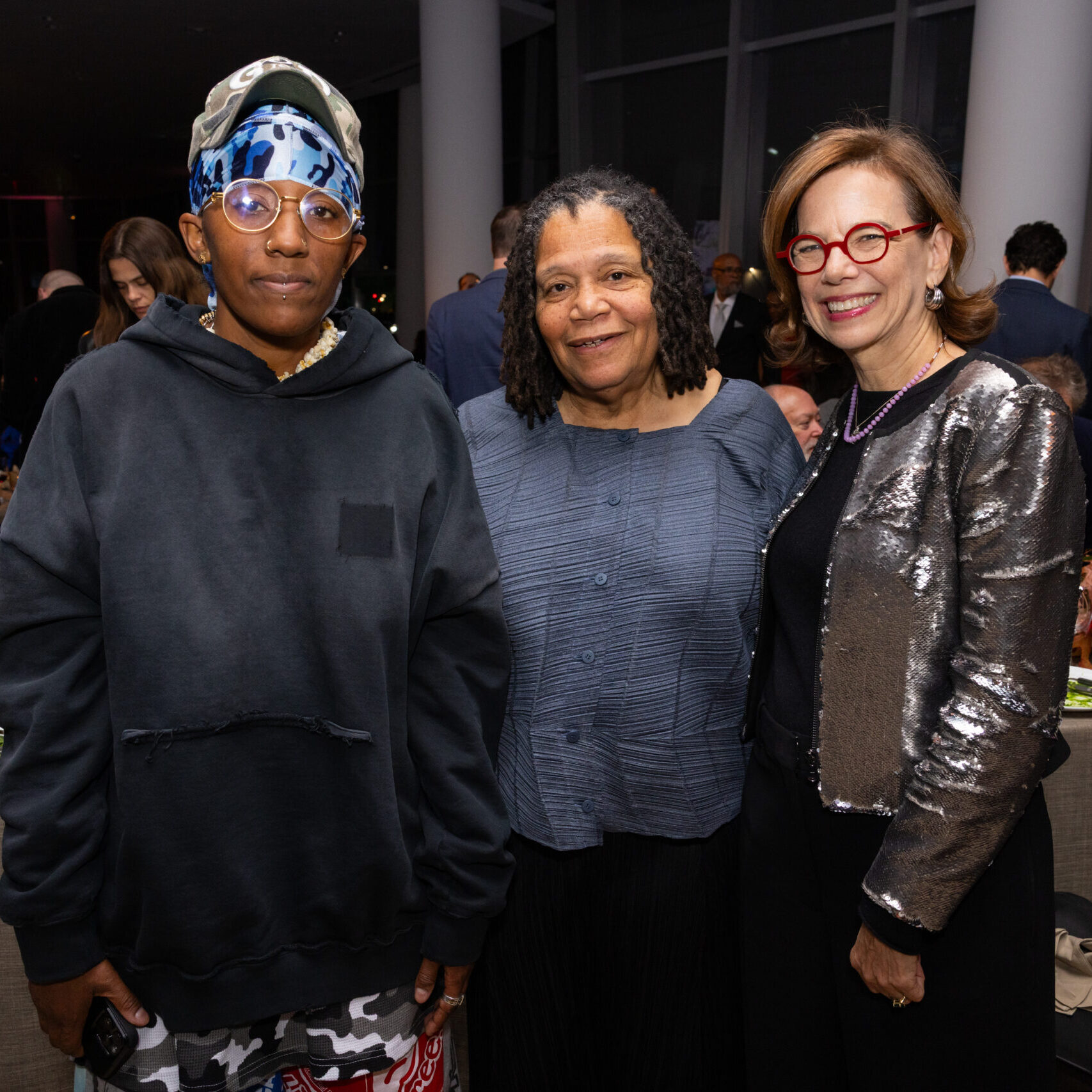 Portrait of Dana Cowin, Linda Goode Bryant, and Dana Cowin at the 2025 Project Eats Gala by Jenna Bascom