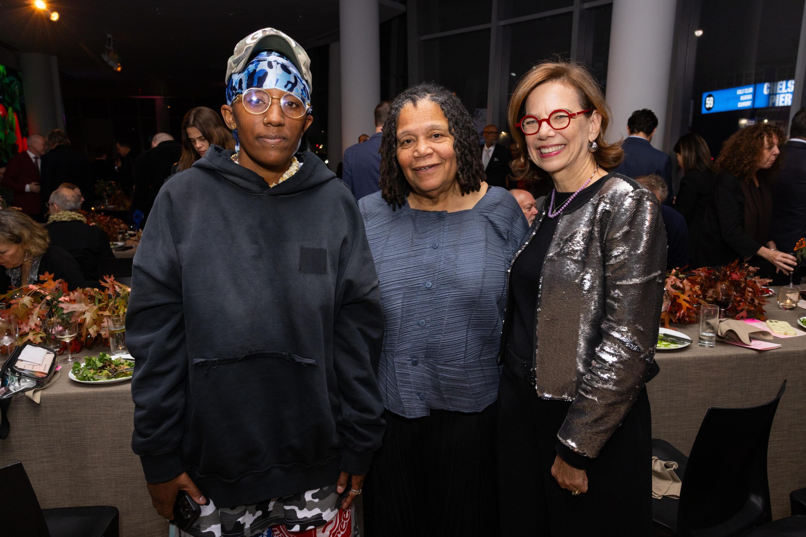 Portrait of Dana Cowin, Linda Goode Bryant, and Dana Cowin at the 2025 Project Eats Gala by Jenna Bascom
