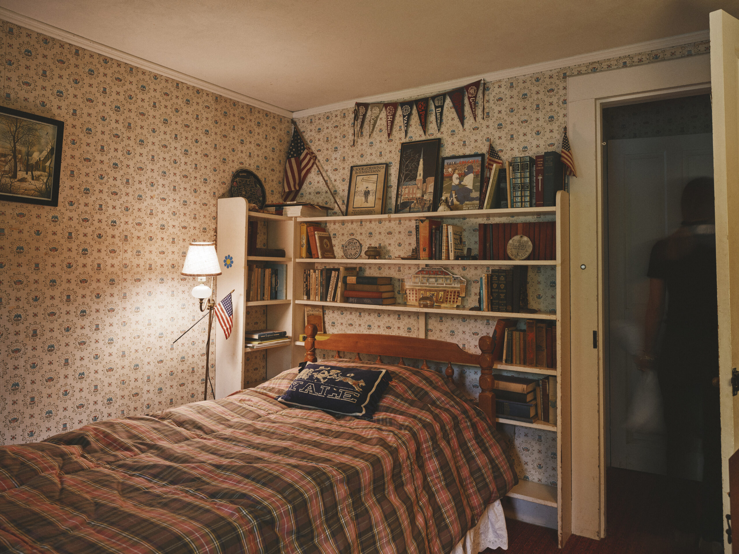 The Holden Caulfield room with antique and vintage furnishings