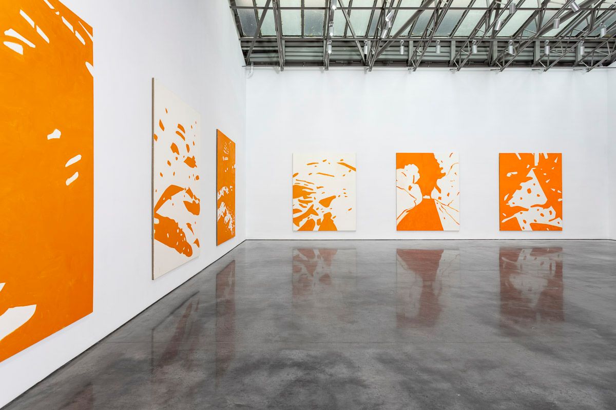 Installation view of "Alex Katz" at Gladstone in New York, 2025.