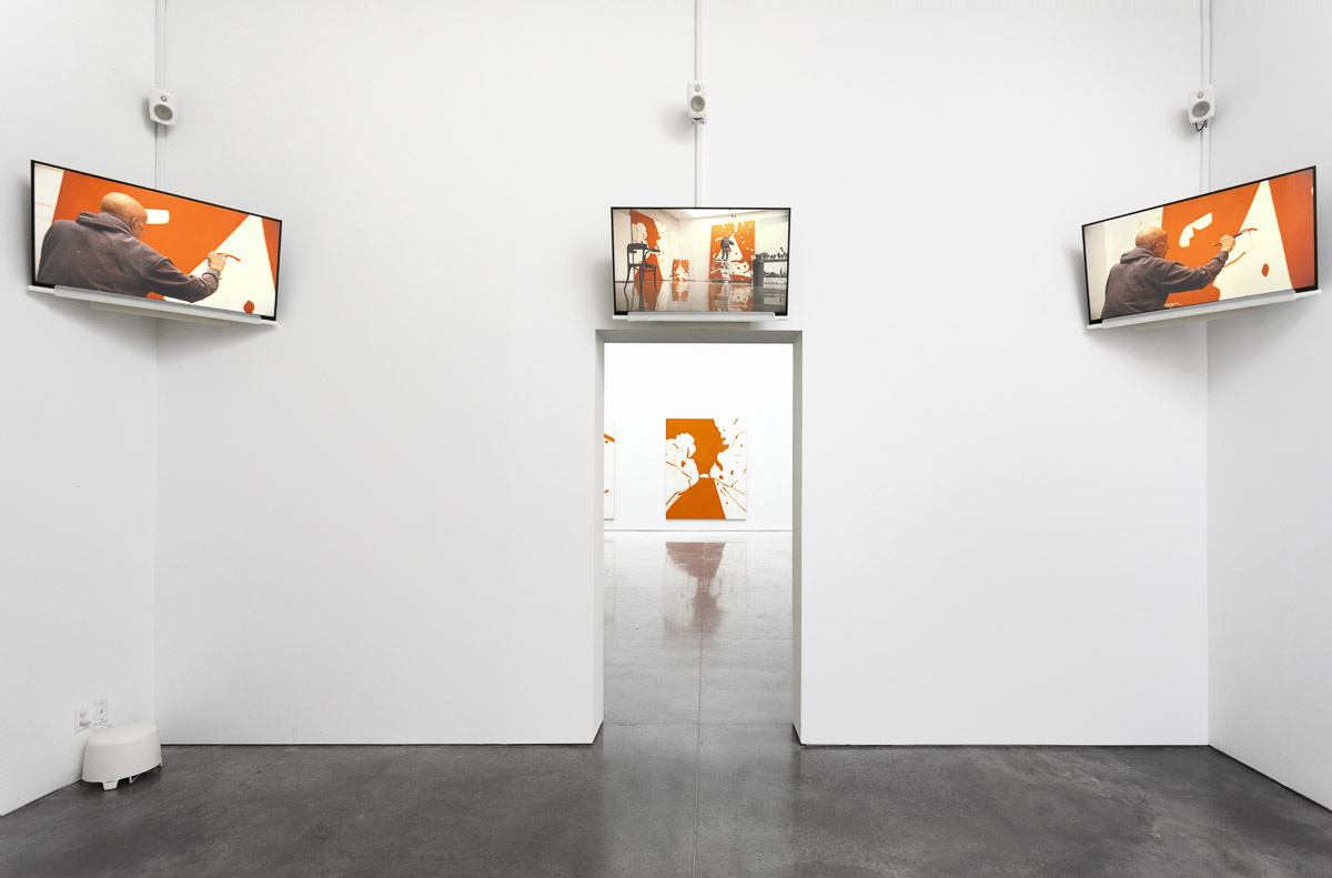 Installation view of "Alex Katz" at Gladstone in New York, 2025.