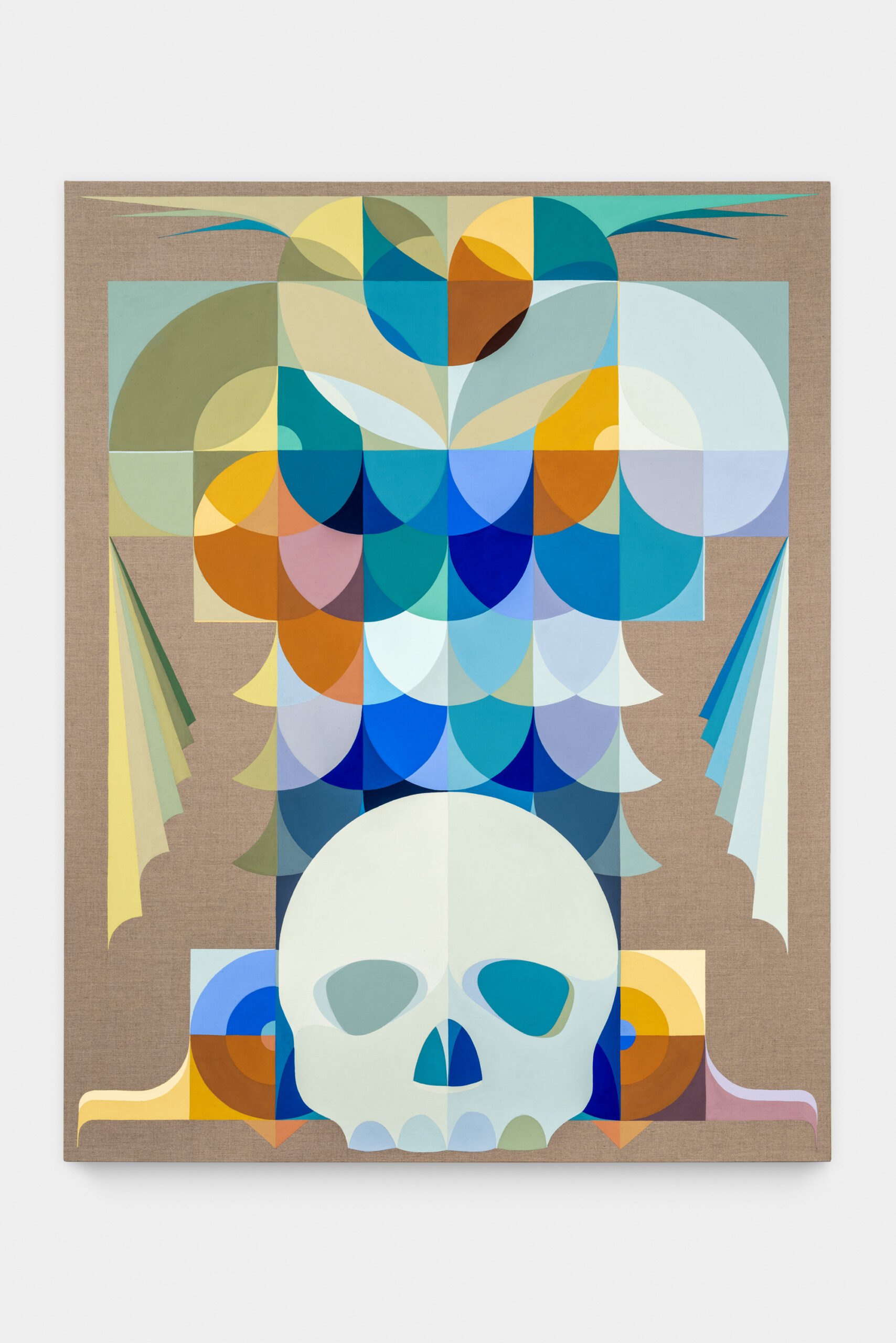 Eamon Ore-Giron, Talking Shit with the Decapitator Owl Outside My Window, 2025, James Cohan gallery