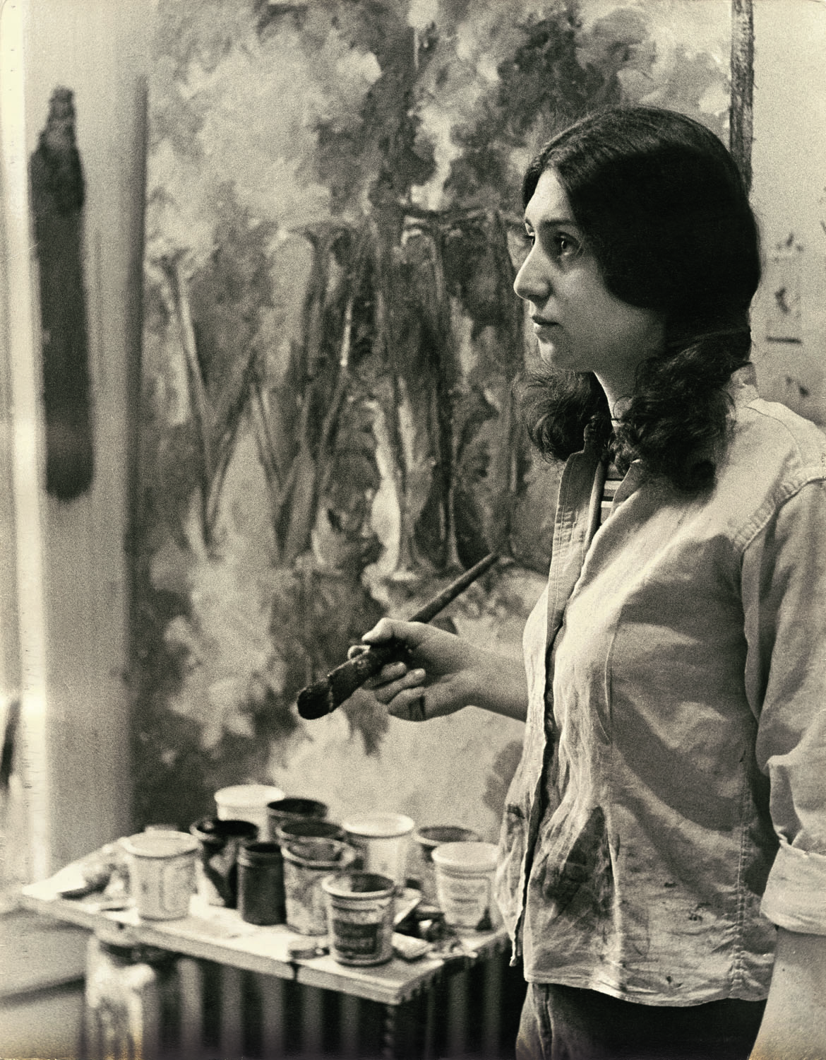 Sybil Yurman in her studio, archival photography from Phaidon