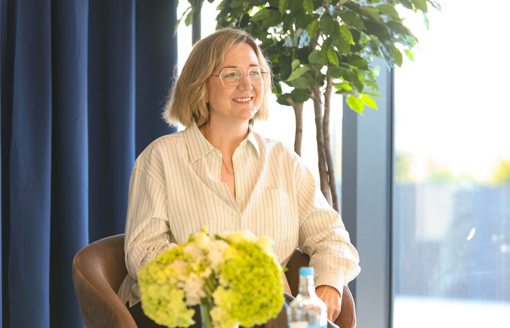 Josie Rourke at Angel Square in London.