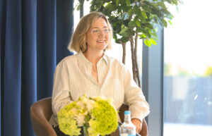 Josie Rourke at Angel Square in London.
