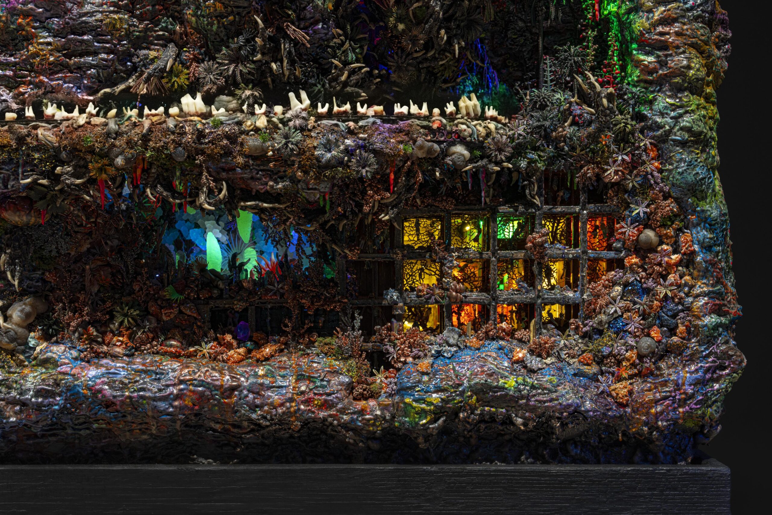 Installation view of "Max Hooper Schneider: Scavenger" by Peter Clough and courtesy of 125 Newbury