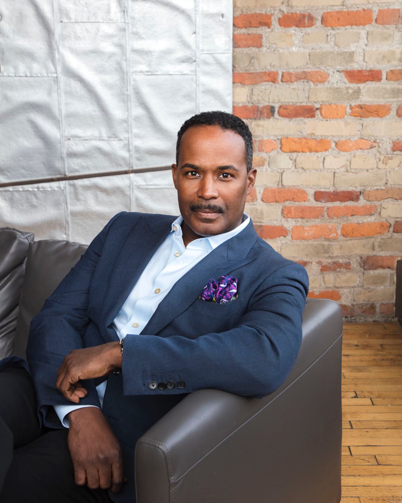 portrait of art collector Dr. Charles Boyd