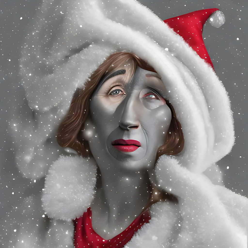 Cindy Sherman christmas card
