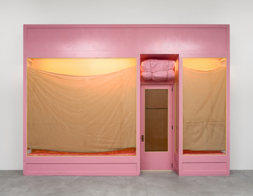 Alex Da Corte, Pink Store Front, 2025