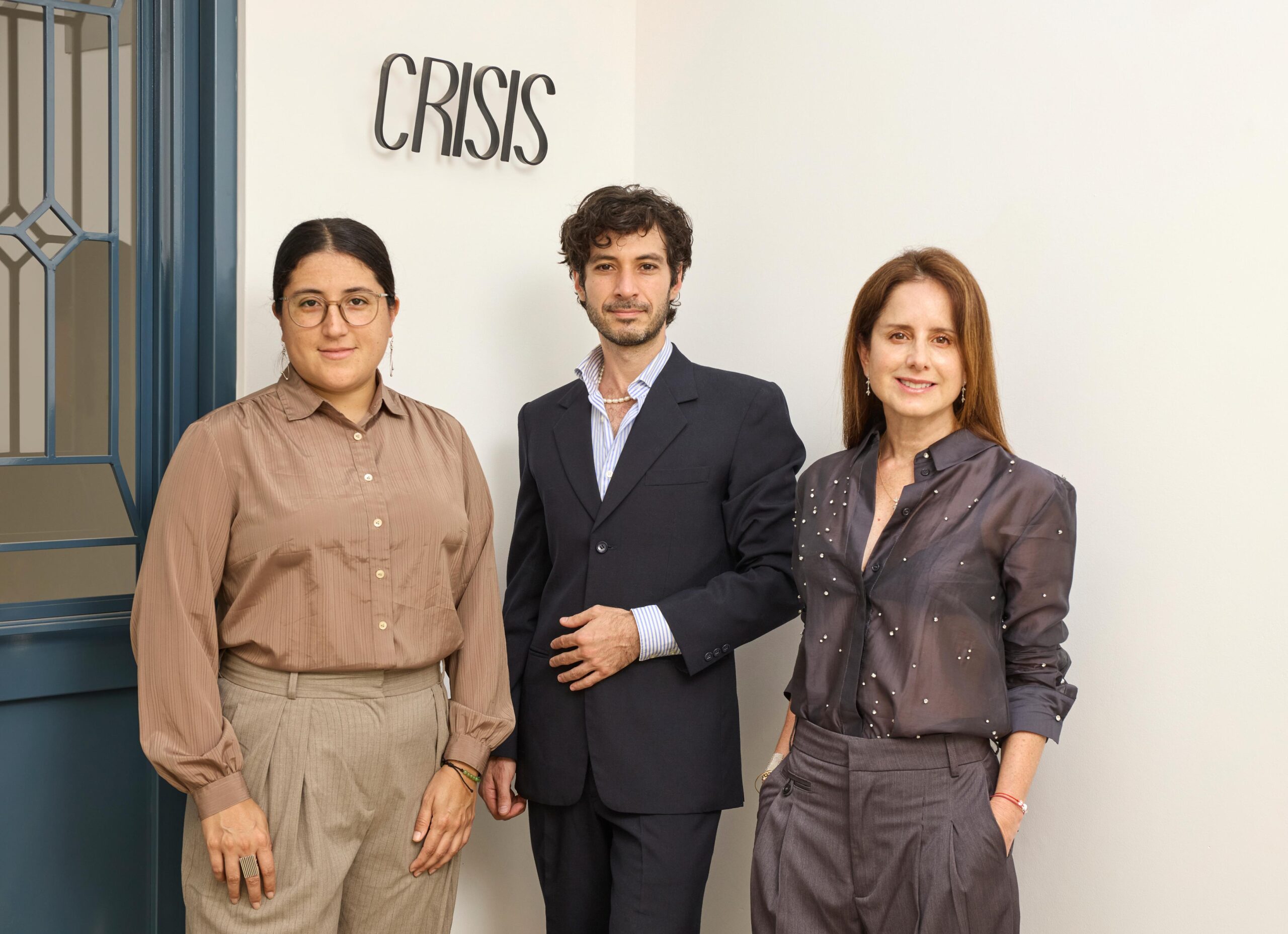 Juan Luis Balarezo, Alejandra Monteverde, and Alexandra Morales, image courtesy of Crisis