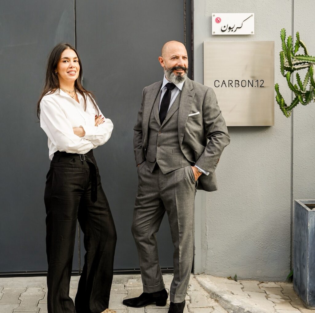 Nadine Knotzer and Kourosh Nori. Image courtesy of Carbon 12.