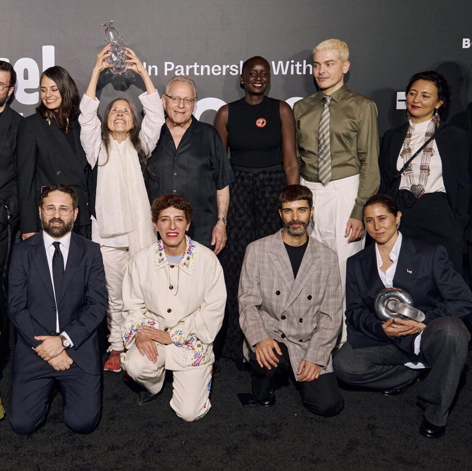 Noah Horowitz, Ibrahim Mahama, Alessio Antoniolli, Robert Leckie, Candice Hopkins, Cecilia Vicuña, Joel Wachs, Marie Helene Pereira, Simone Farresin, Saodat Ismailova, Mohammad Alfaraj, Vincenzo de Bellis, Nairy Baghramian, Andrea Trimarchi, and Meriem Bennani, all imagery courtesy of Art Basel and BOSS