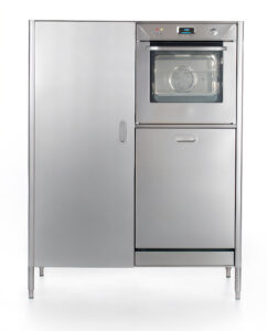 Fridge and dishwasher on legs.