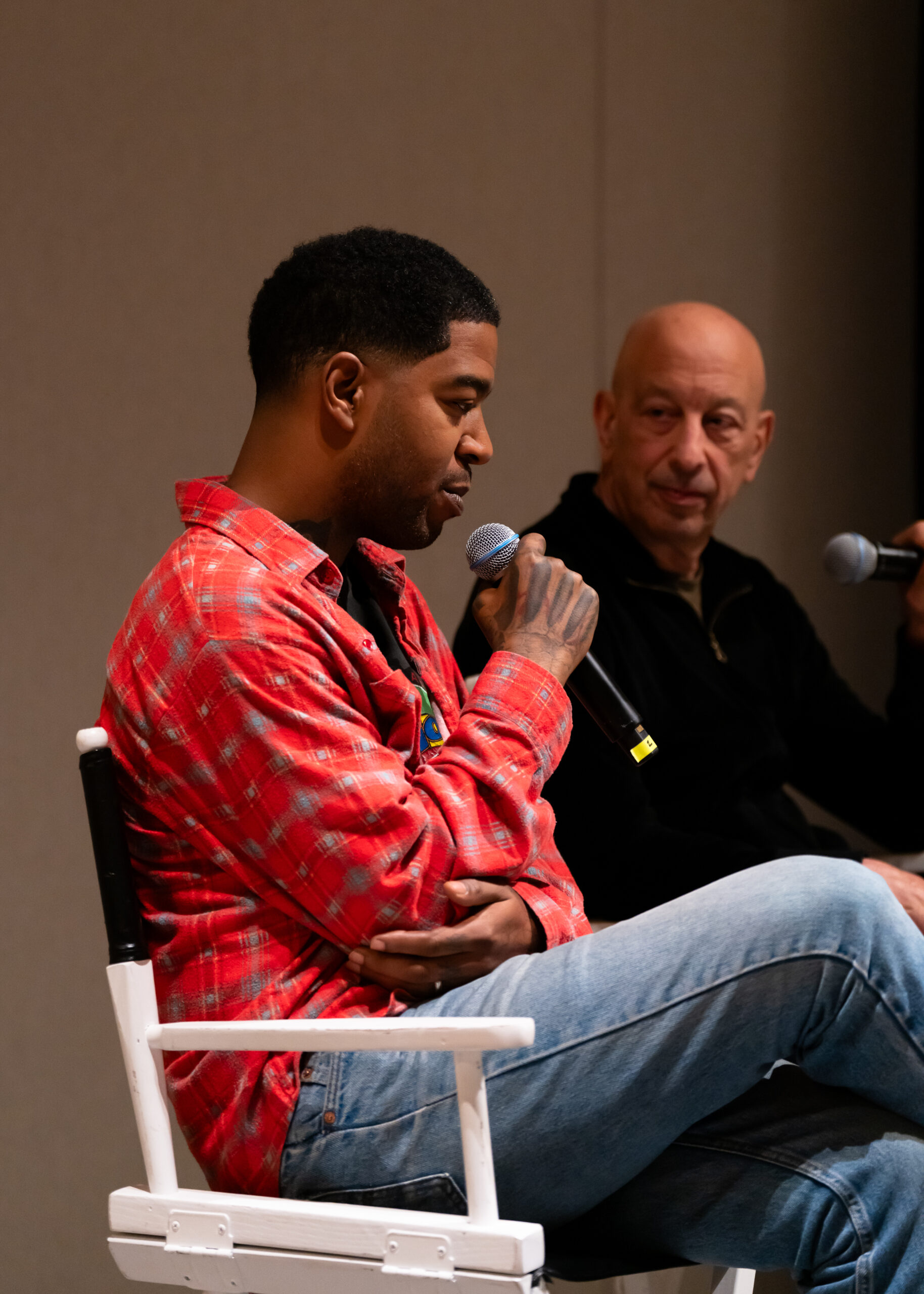 Kid Cudi and Larry Walsh