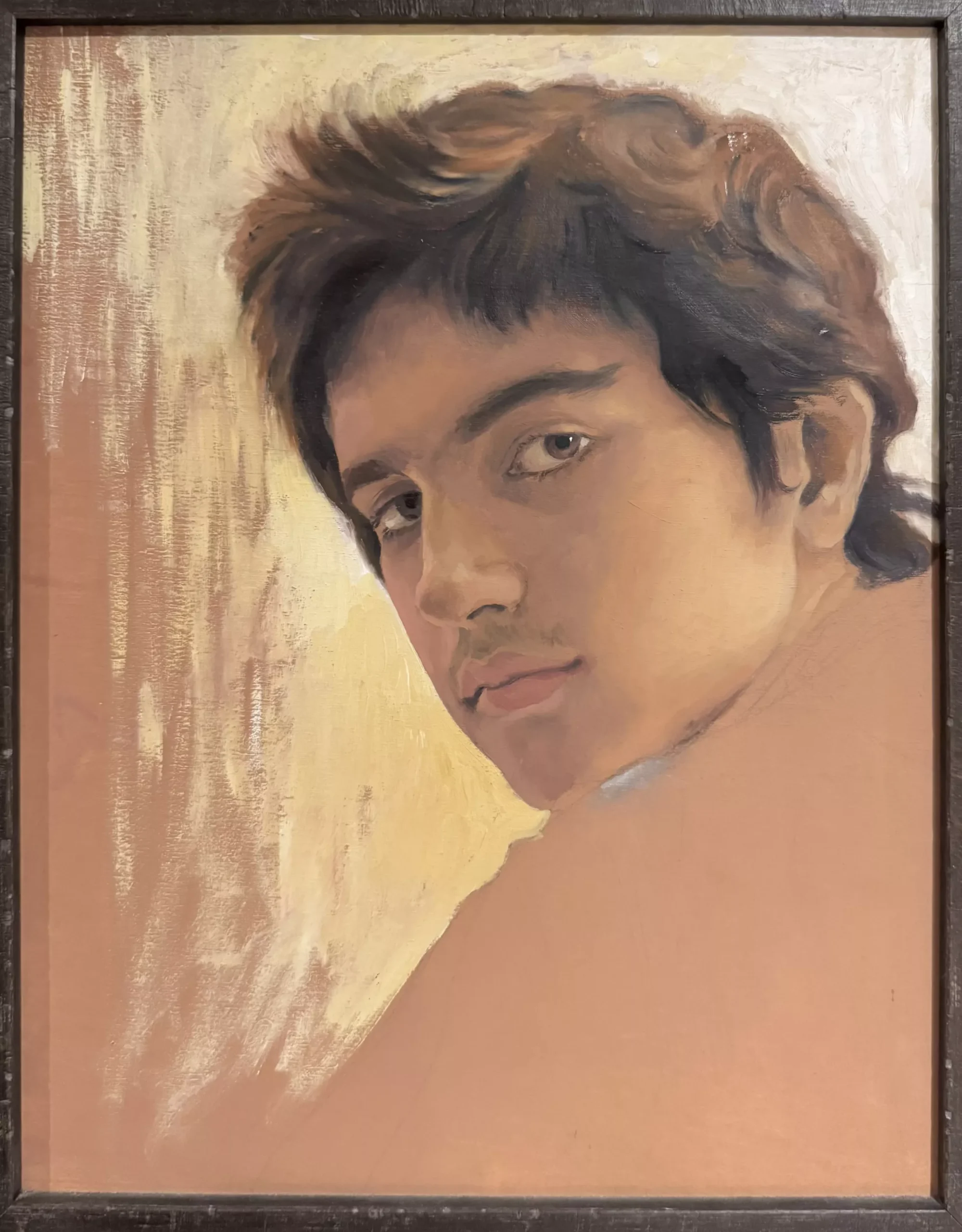 Salman Toor's 2007 portrait of Zohran Mamdani