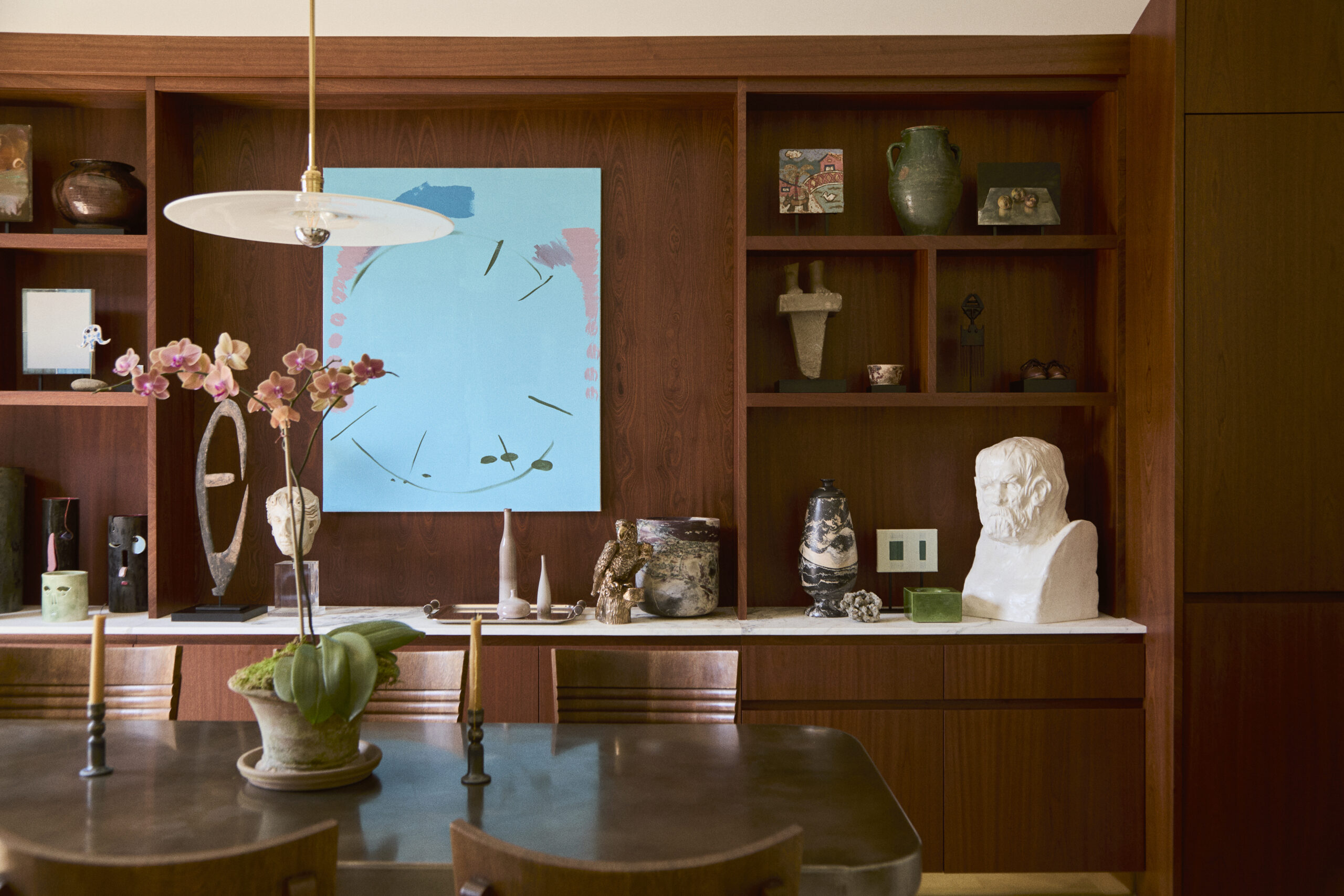 Ceramics, paintings, and sculptures in the collection of Rob Teeters