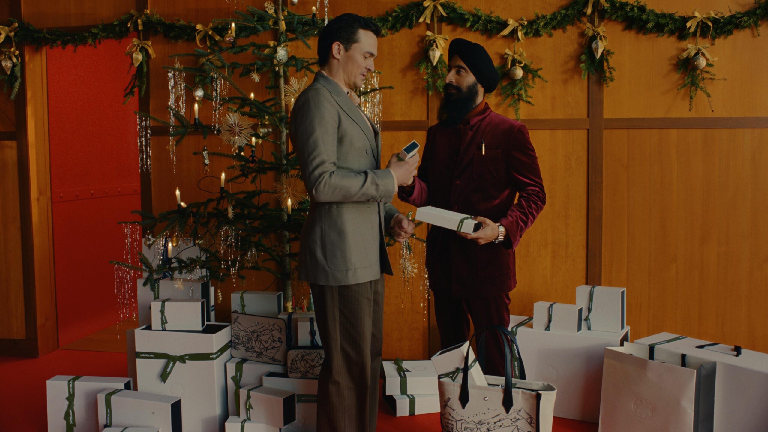 Rupert Friend and Waris Ahluwalia, all imagery courtesy of Montblanc.
