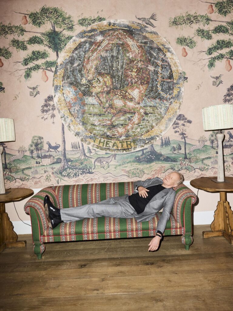 Stellan Skarsgård photographed by Jeremy Liebman at the Whitby Hotel in New York.