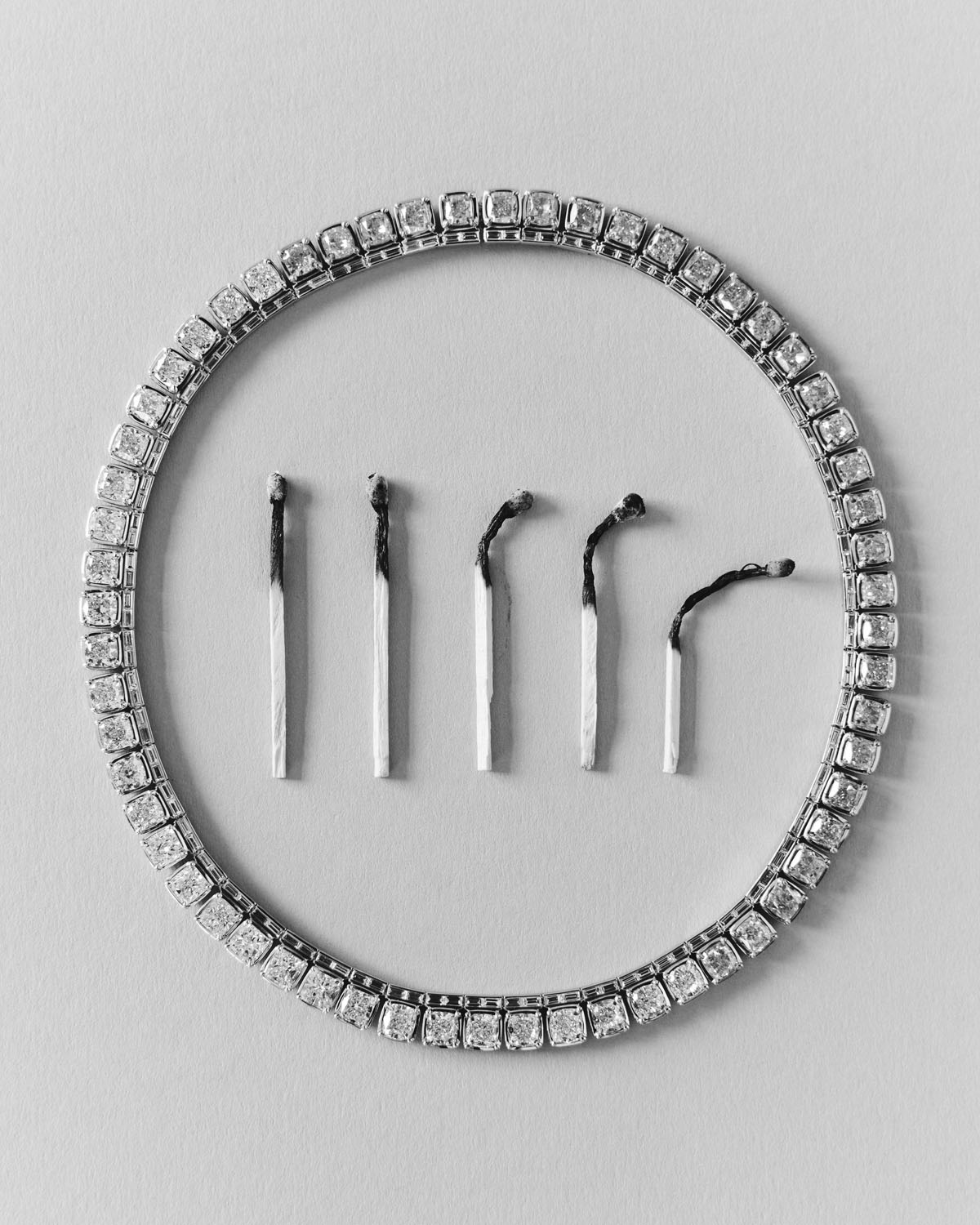 Lugano Yellow & White Diamond Necklace