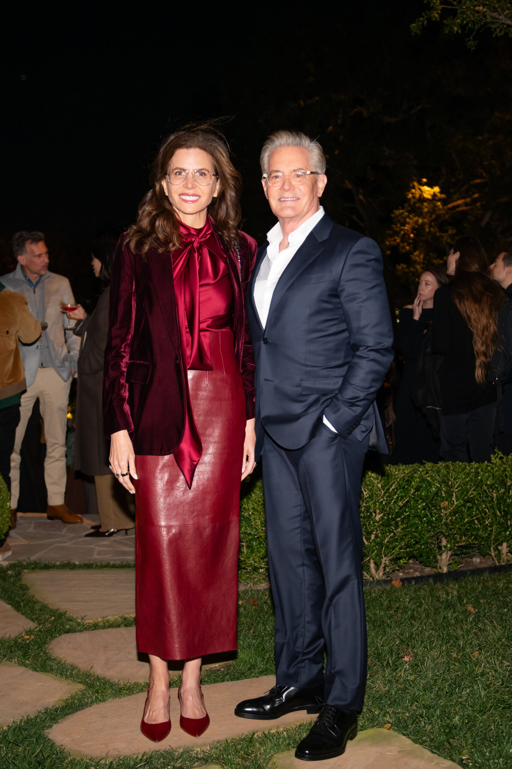 Desiree Gruber and Kyle MacLachlan