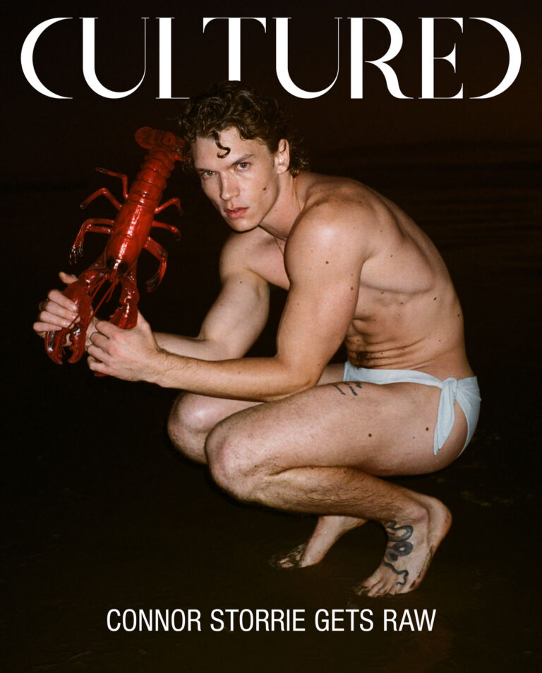 Actor Connor Storrie Cultured photoshoot