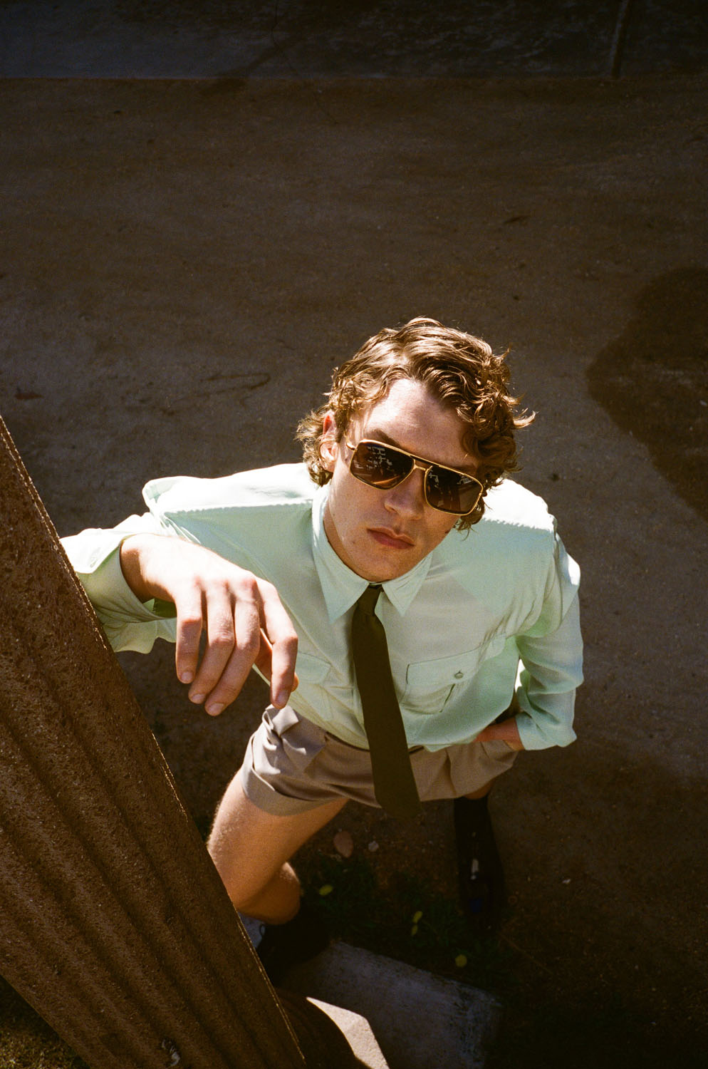 Connor Storrie at the beach in New York