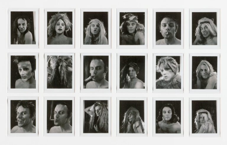 Polaroids of men and women from the 70s taken by Lucas Samaras.