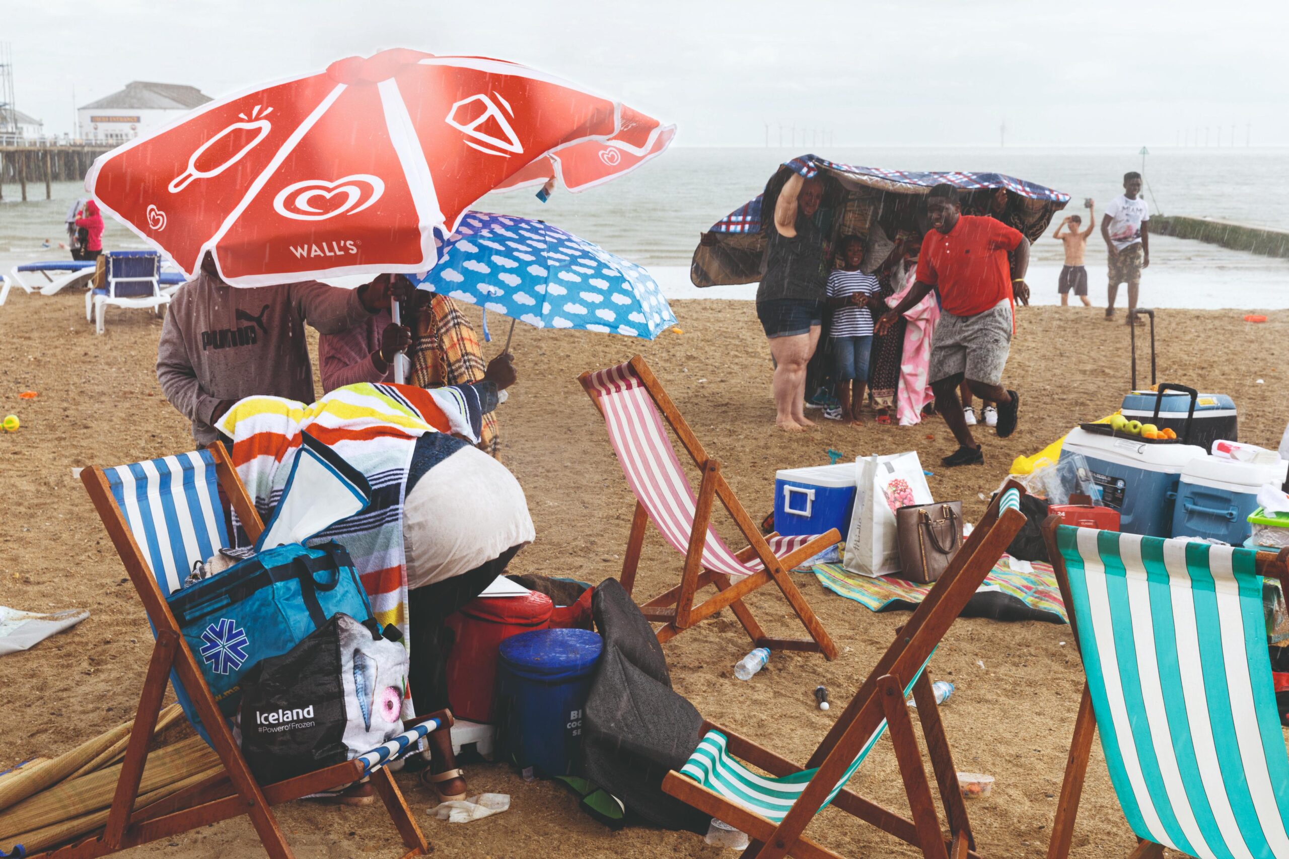 Martin Parr, Clacton Beach, Clacton, England, 2017, Photography courtesy of the artist