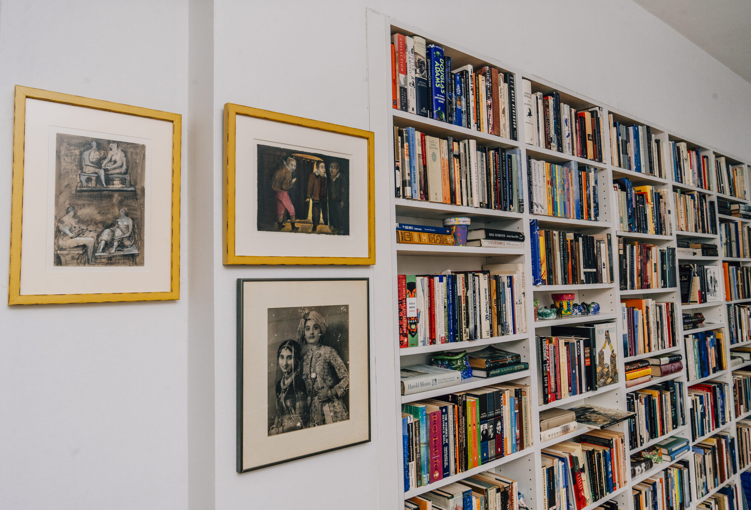 Henry Moore, Mother and Child: Studies for Sculpture, 1937, reworked circa 1955; Ana Maria Pacheco, Domestic Scenes, 9, 2010; Photographer Unknown, Radha and Maya, 1945