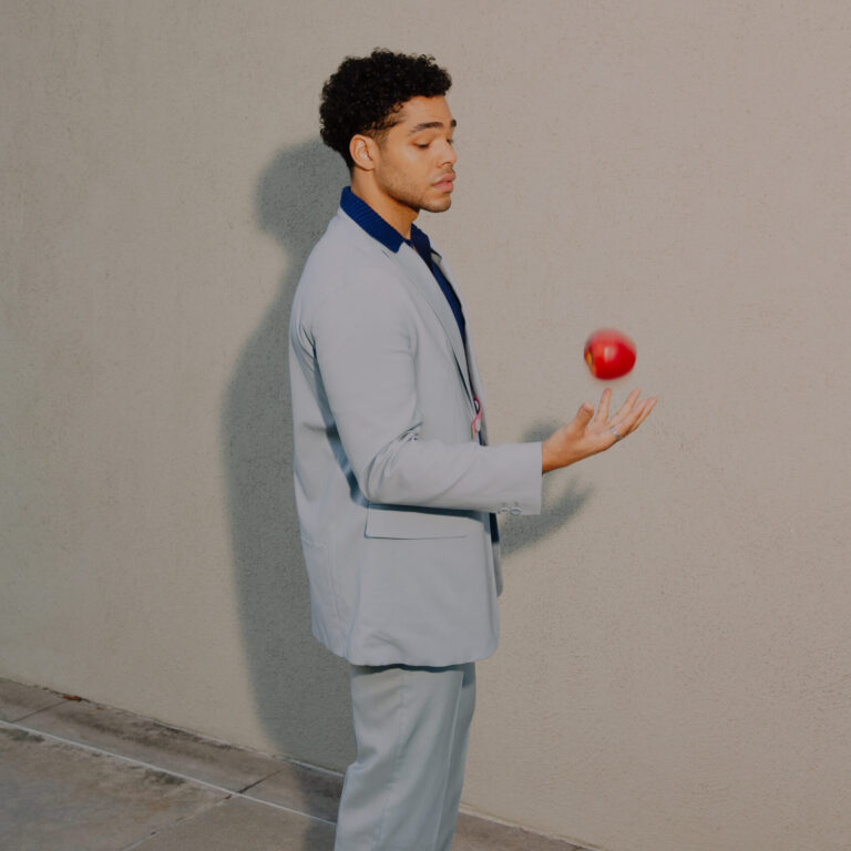 Actor Nicholas Duvernay, star of Reminders of Him and White Lotus season 3, wears a full Fendi look in Los Angeles