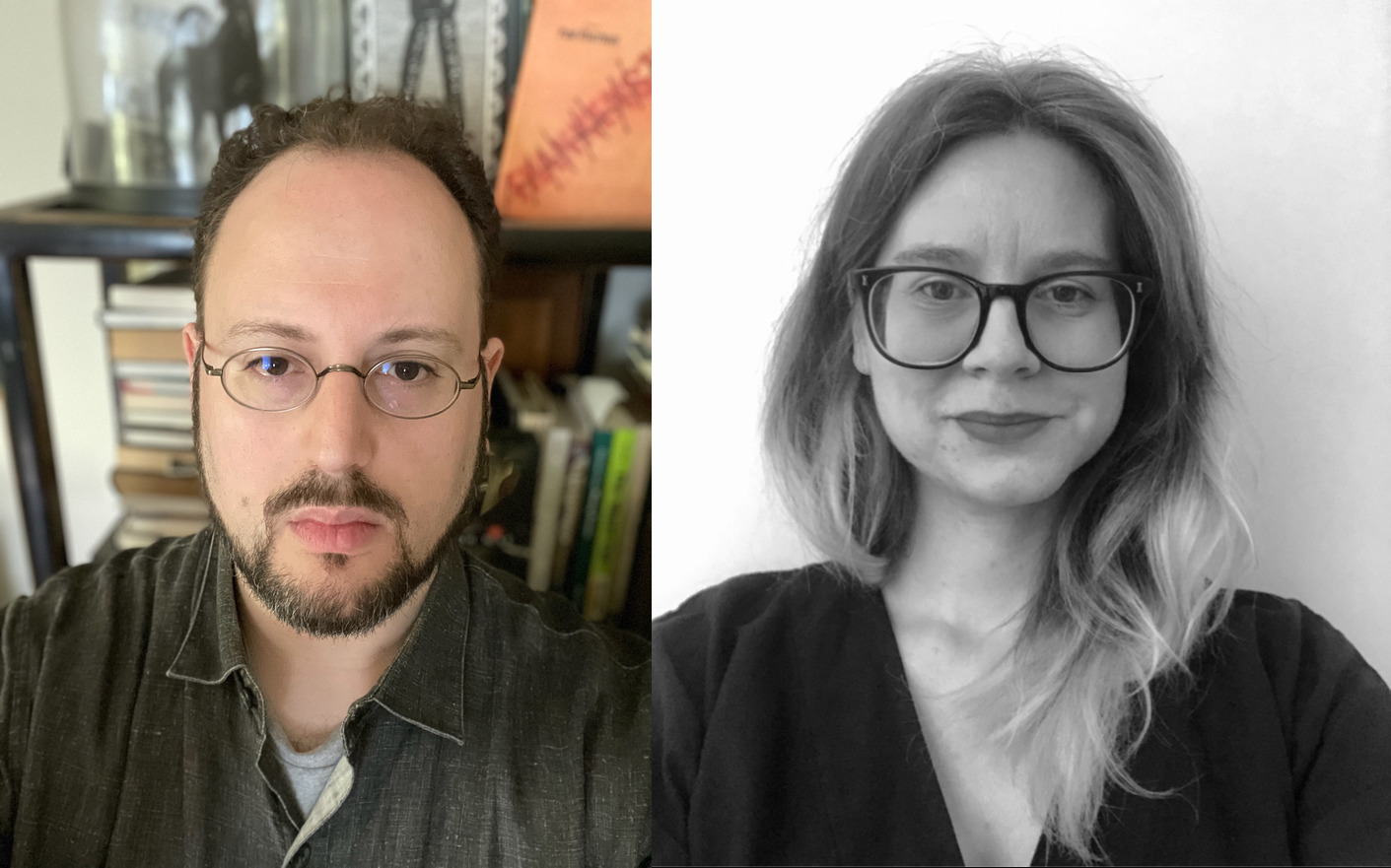 McNally Editions editors Jeremy M. Davies and Lucy Scholes