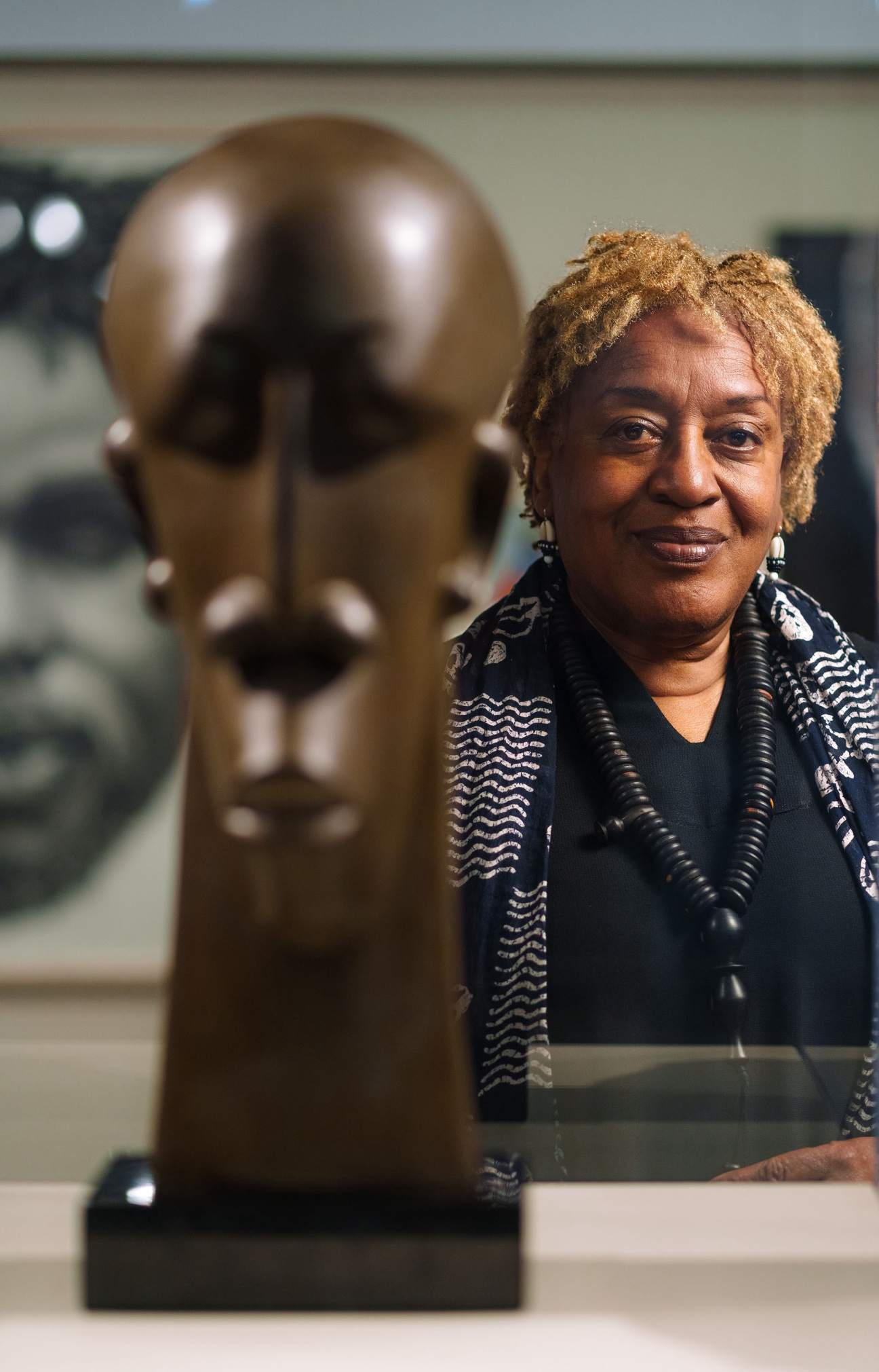 CCH Pounder with Dumile Feni's Head, 1979, image courtesy of the Charles H. Wright Museum