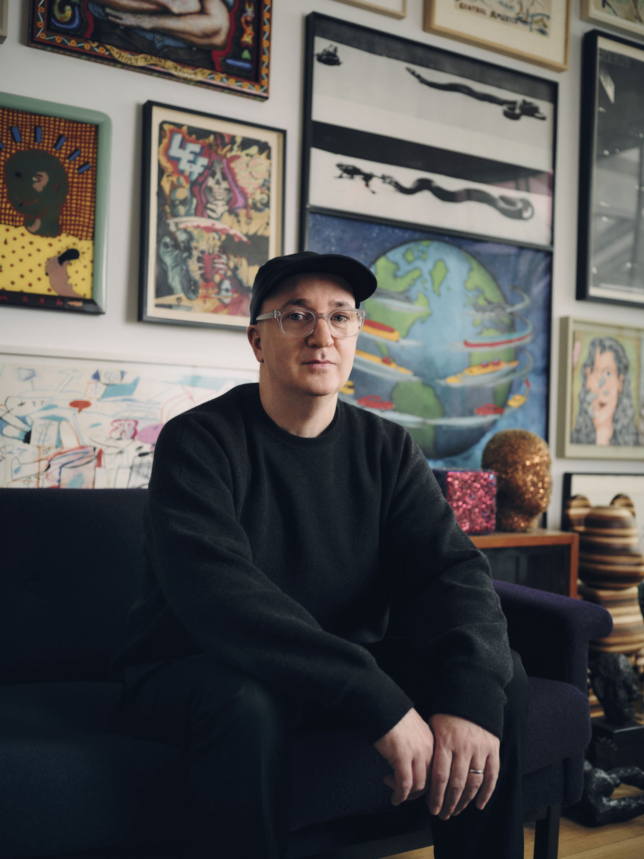 Brian Donnelly in Brooklyn studio, all imagery courtesy of Donnelly