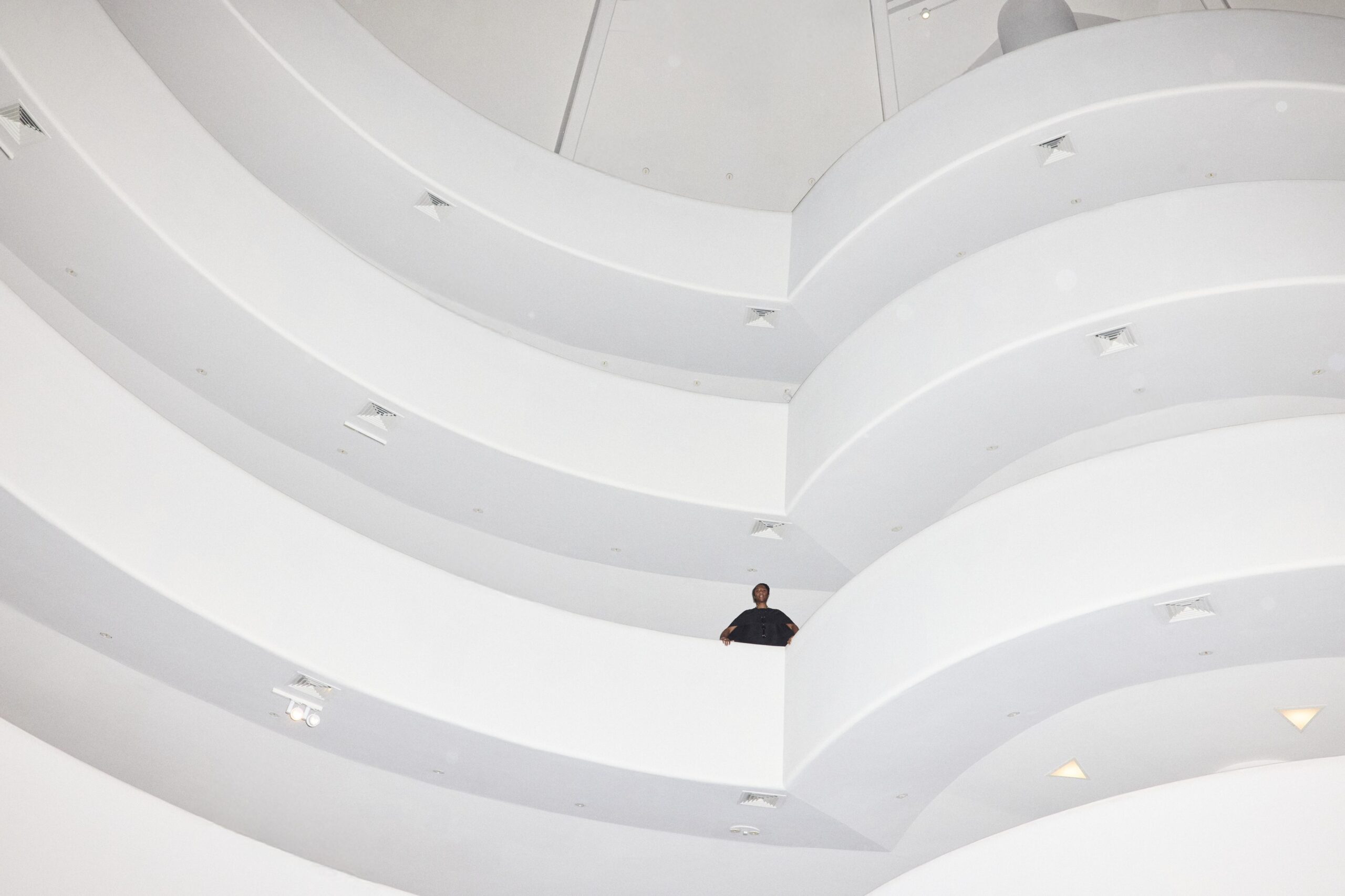 Portrait of Guggenheim curator and deputy director Naomi Beckwith by photographer Jeremy Liebman