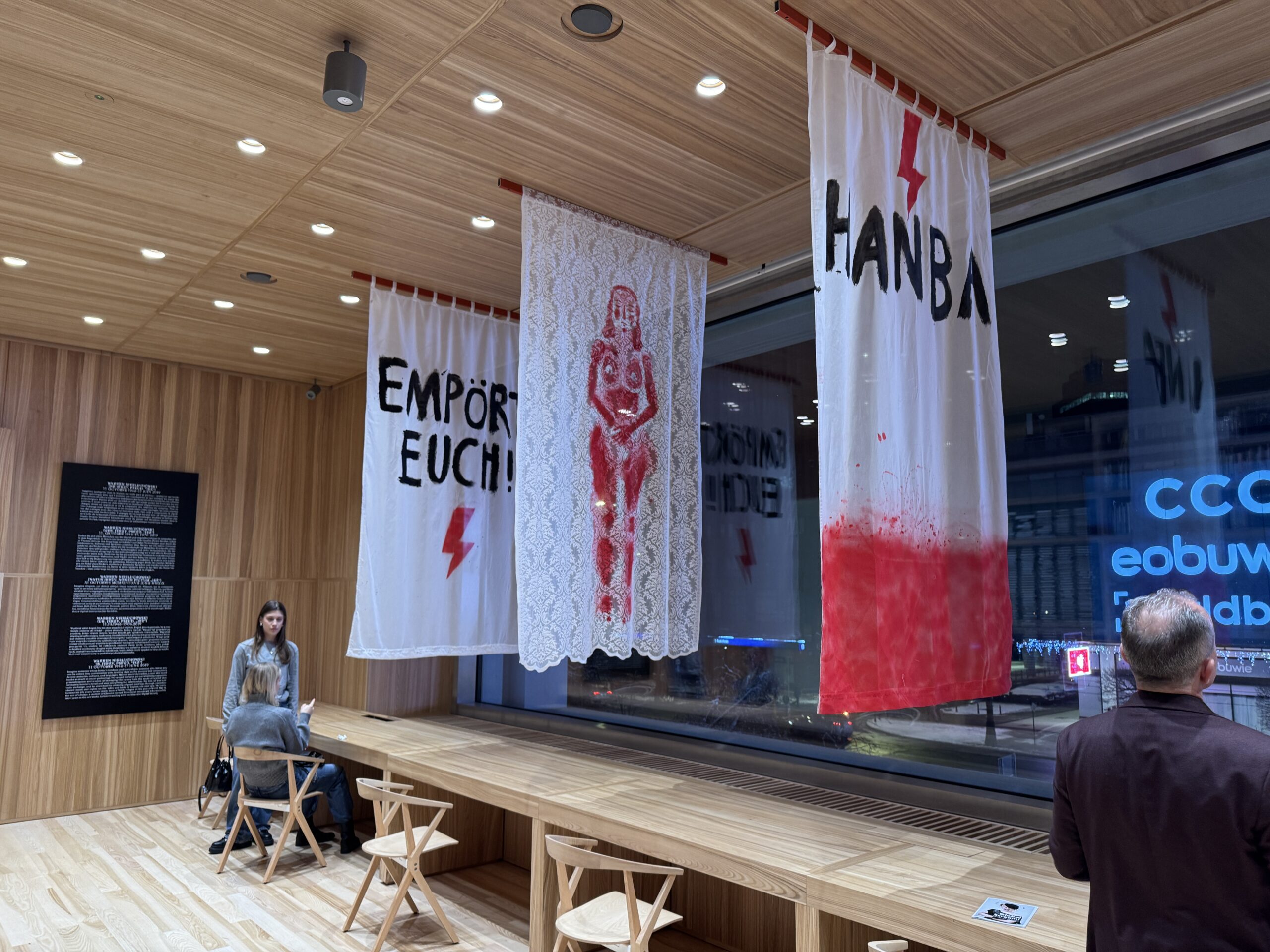 View of "Her Heart" in MSN Warsaw reading room