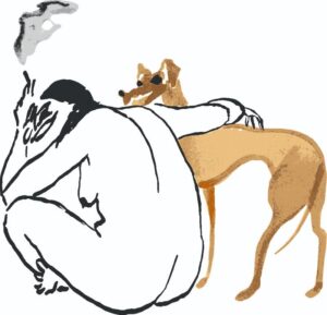 Bethan Laura Wood, designer, pet and owner