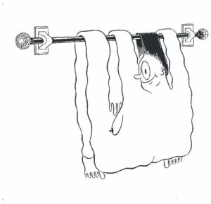 Tin Nguyen, artist and co-founder of CFGNY, outdoor shower