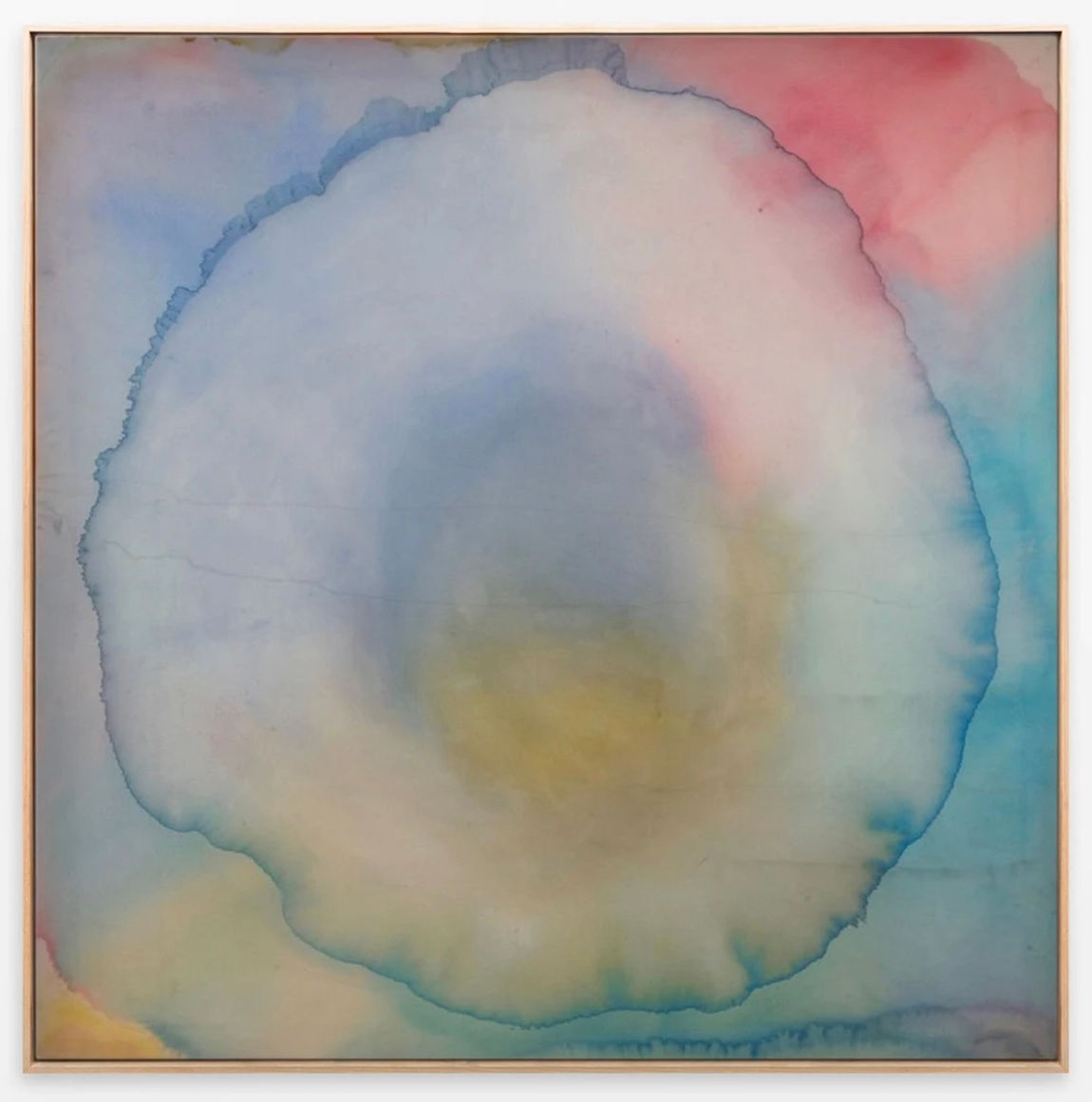 A pastel colored abstract painting by Vivian Springford.