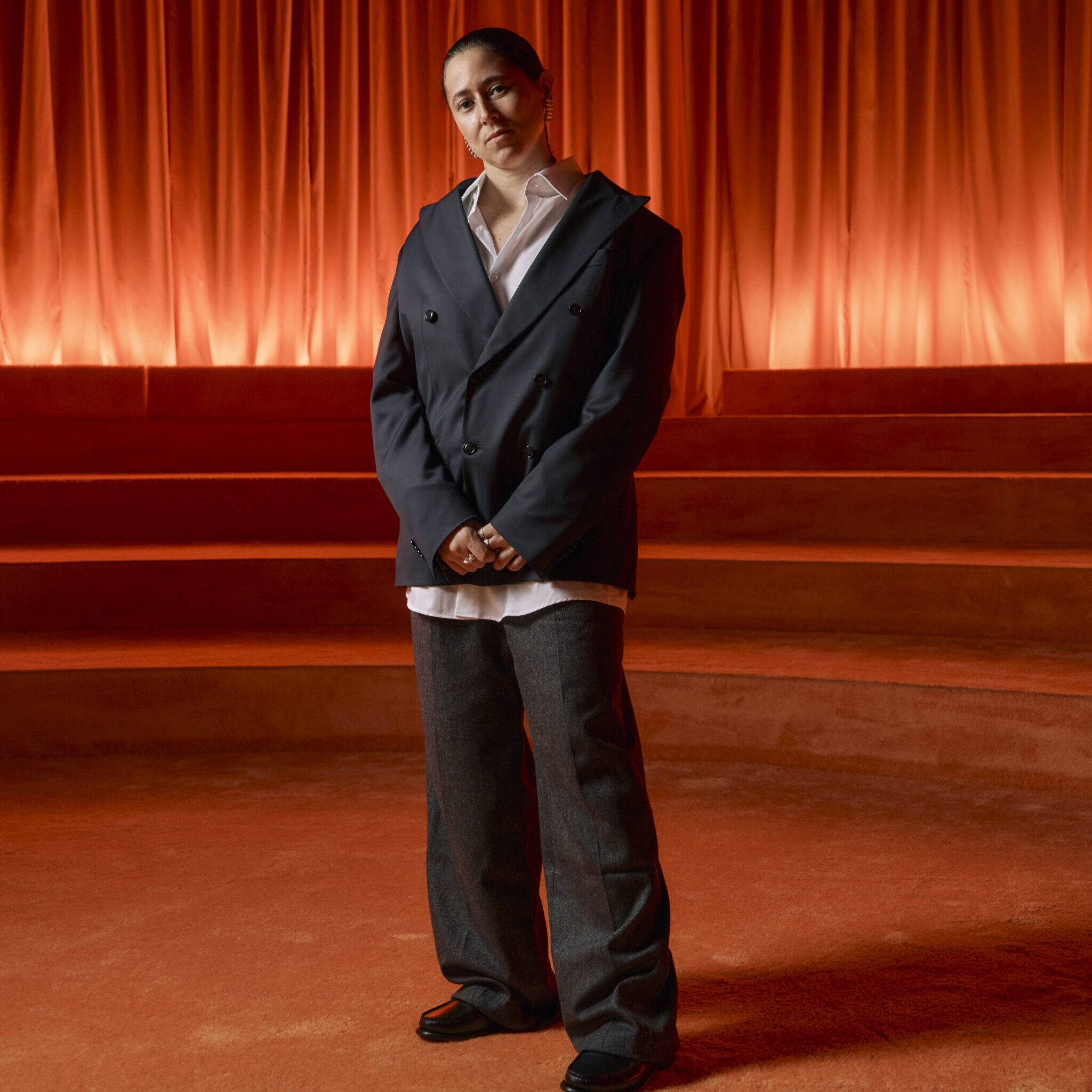 Meriem Bennani in Hugo Boss.